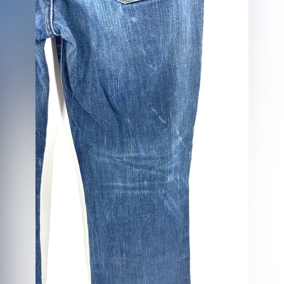 Citizens Of Humanity Jeans Womens 29 Wide Leg Flare Cadet #008 Stretch Low Rise - Picture 6 of 14